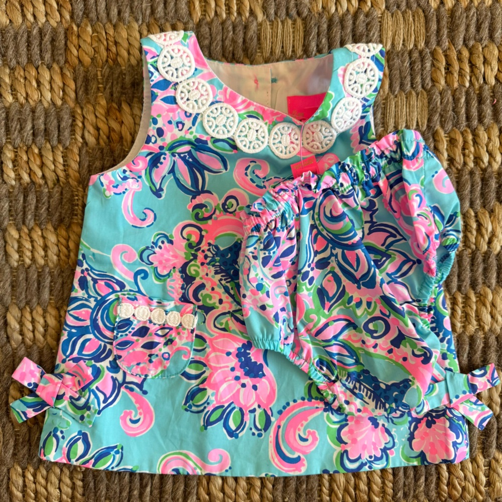 Baby Lilly Infant Shift Dress 3-6months mommy and me
